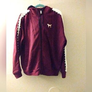 PINK by Victoria Secret zip up hoodie XL